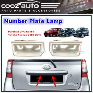 Perodua Kelisa number plate lampu (1pc) / Viva Number 