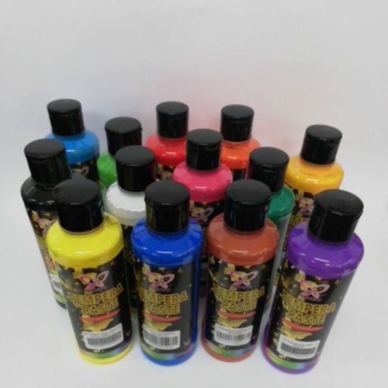 Five Star Tempera Paste Paint Instant Water Colour 440ML & Fluorescent