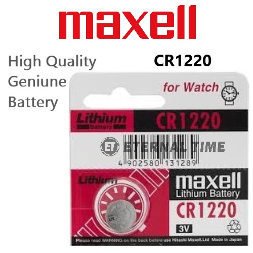 Maxell Original Lithium Cr1220 Battery Watch Bateri Jam Tangan Calculator Dan Remote Control Shopee Malaysia