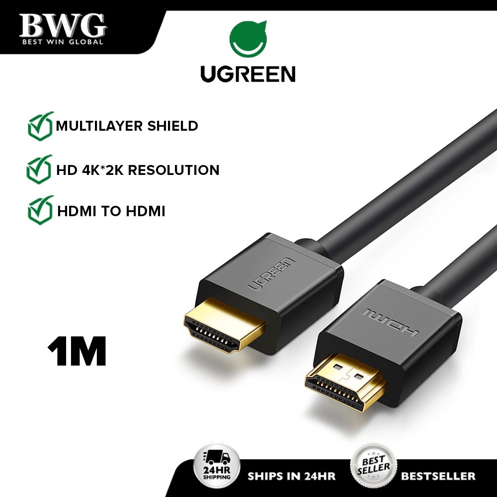 UGREEN Premium HDMI Cable 4K 2.0 High Speed Adapter 3D Male To Male ...