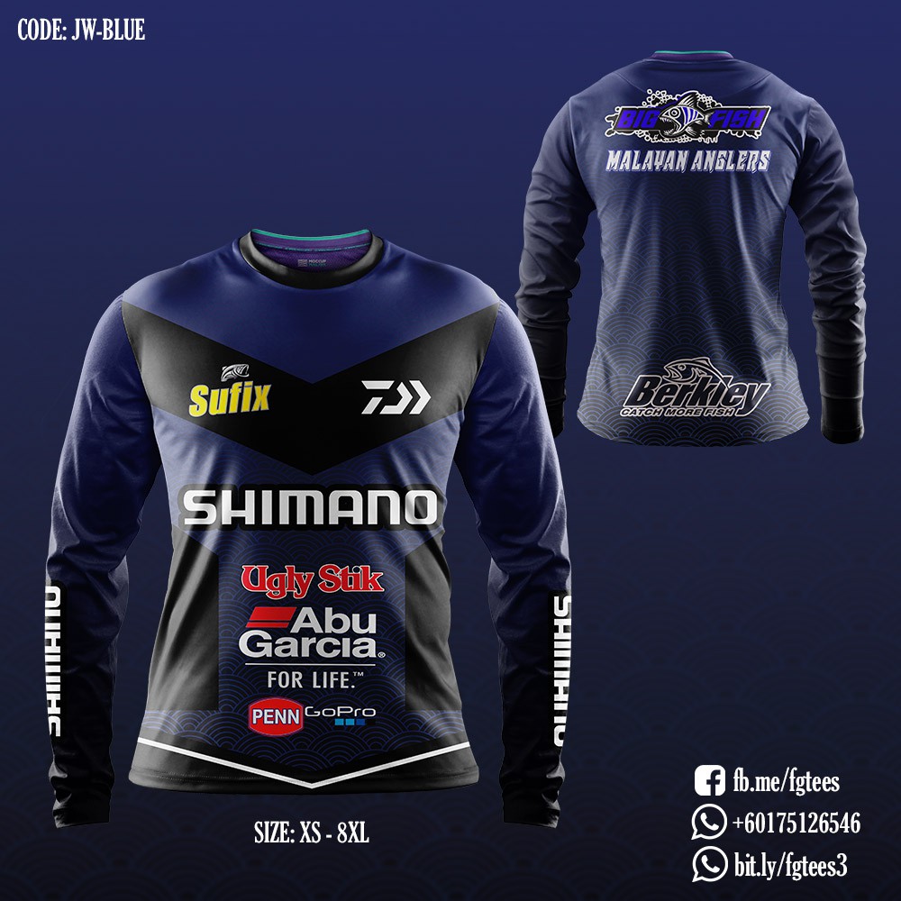 JW Fishing Outfit Baju Memancing Fishing Jersey JW Fishing Outfit Baju Memancing Fishing Jersey