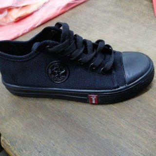 Kasut Sekolah Hitam Bertali Murah Black School Shoes Lace Up Design ...