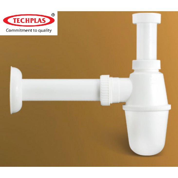 SINK BOTTLE TRAP / TECHPLAS 1 1/2" SINK BOTTLE TRAP / KITCHEN BOTTLE