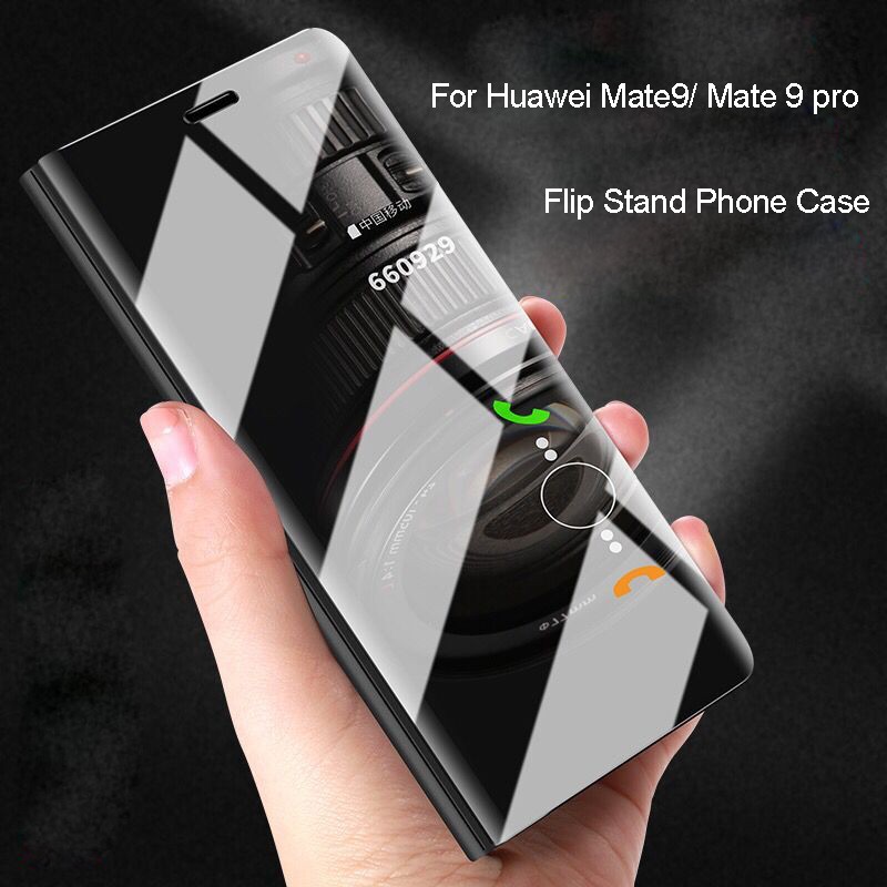 verzoek Seizoen collegegeld For Huawei Mate 9/9 Pro Luxury Plating Flip Smart View Mirror Clear Phone  Case | Shopee Malaysia