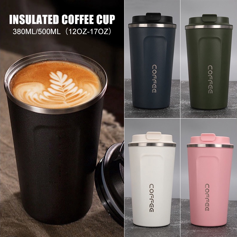 380/500ML Insulated Tumbler Coffee Travel Mug Vacuum Insulated Coffee