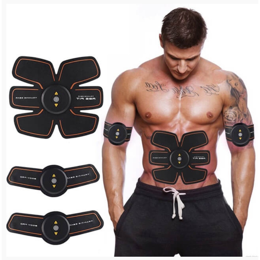 EMS Electric Muscle ABS Stimulator Smart Fitness Six Pack Biceps ...