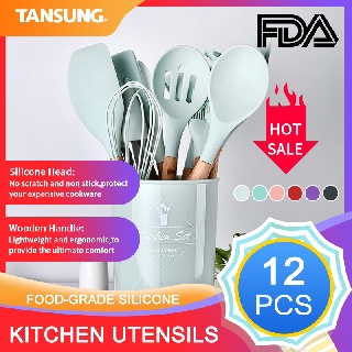   READY  STOCK  12Pcs Cooking Tools Kitchen  Cookware Set  