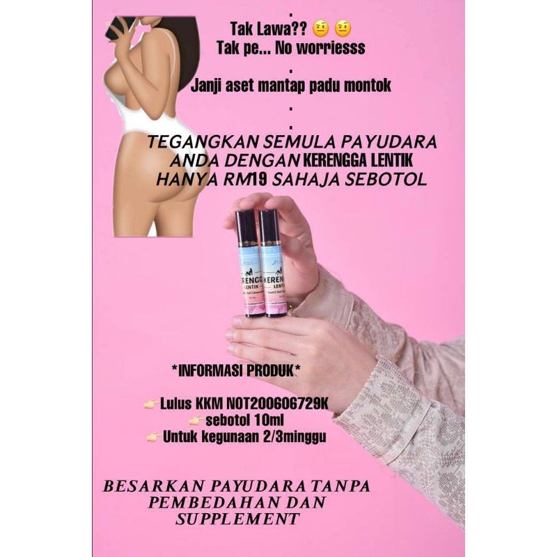 Buy Kerengga Lentik Serum Original Hq Besarkan Payudara Punggung Seetracker Malaysia