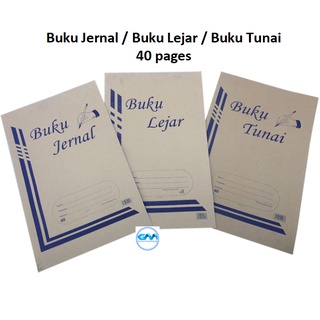 F4 Buku Jernal / Buku Lejar/ Buku Tunai | Bookkeeping | Account Book ...