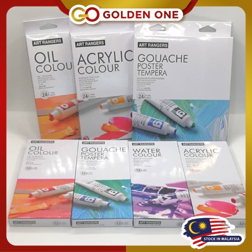 Art Rangers Oil colour /Acrylic Colour /Gouache Poster Tempera Colour /Water Colour /Nylon brush set