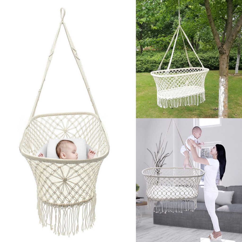 baby sleeping hanging bed