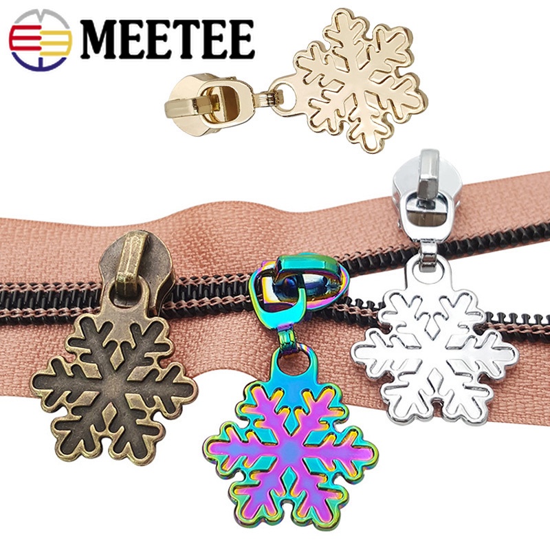 Travel Style 1Pc 5# Metal Zipper Puller Slider Nylon Zip Repair Kit Sewing Garment Bag Luggage Replacement Head Chic - Image 5