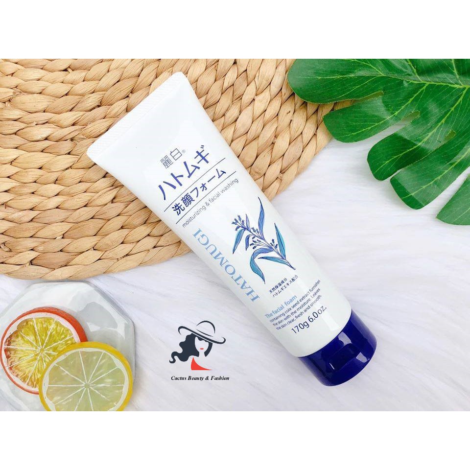 Hatomugi Moisturizing & Facial Washing Cleanser 170g | Shopee Malaysia