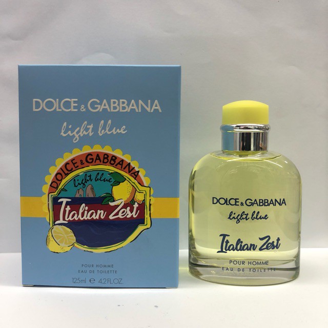 dolce and gabbana light blue italian zest mens
