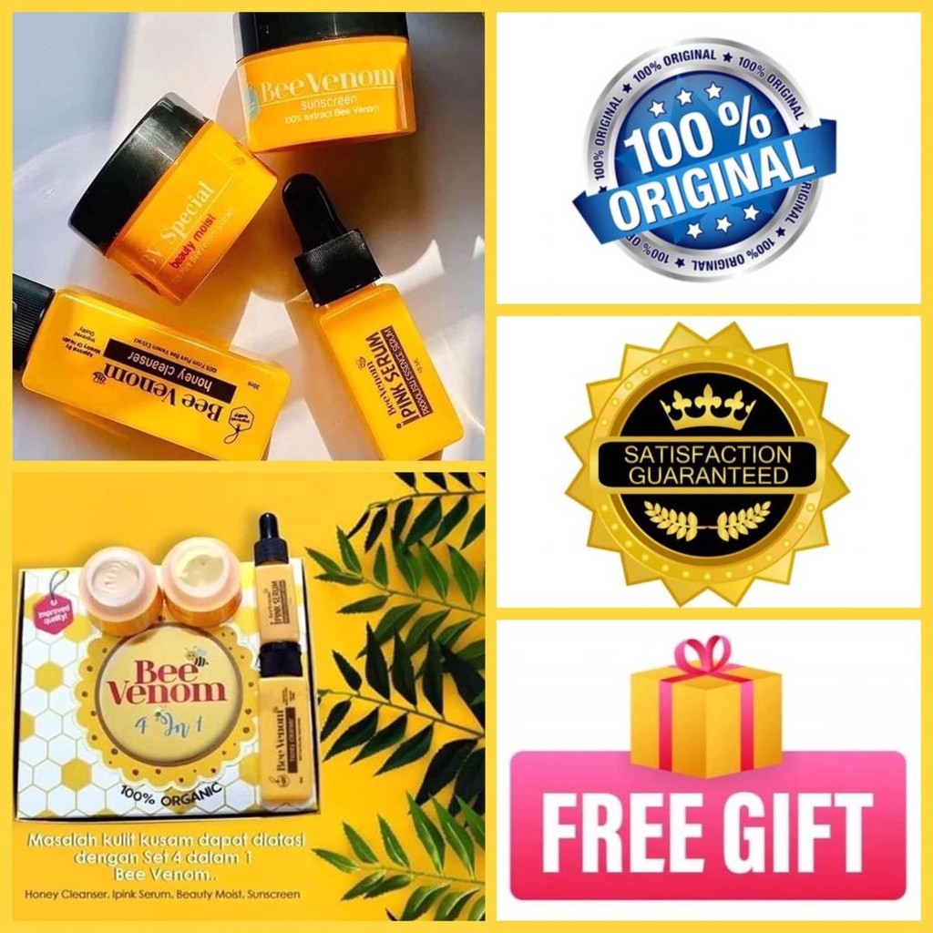 Bee Venom Set Skincare 4 In 1