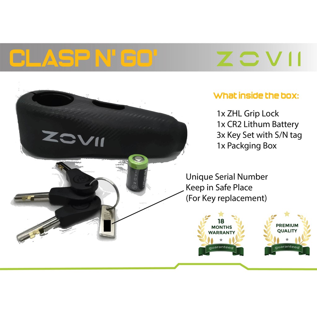 zovii lock battery