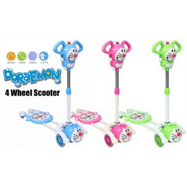 NEW Doraemon  4 Wheels Frog  SCooter  Shopee Malaysia