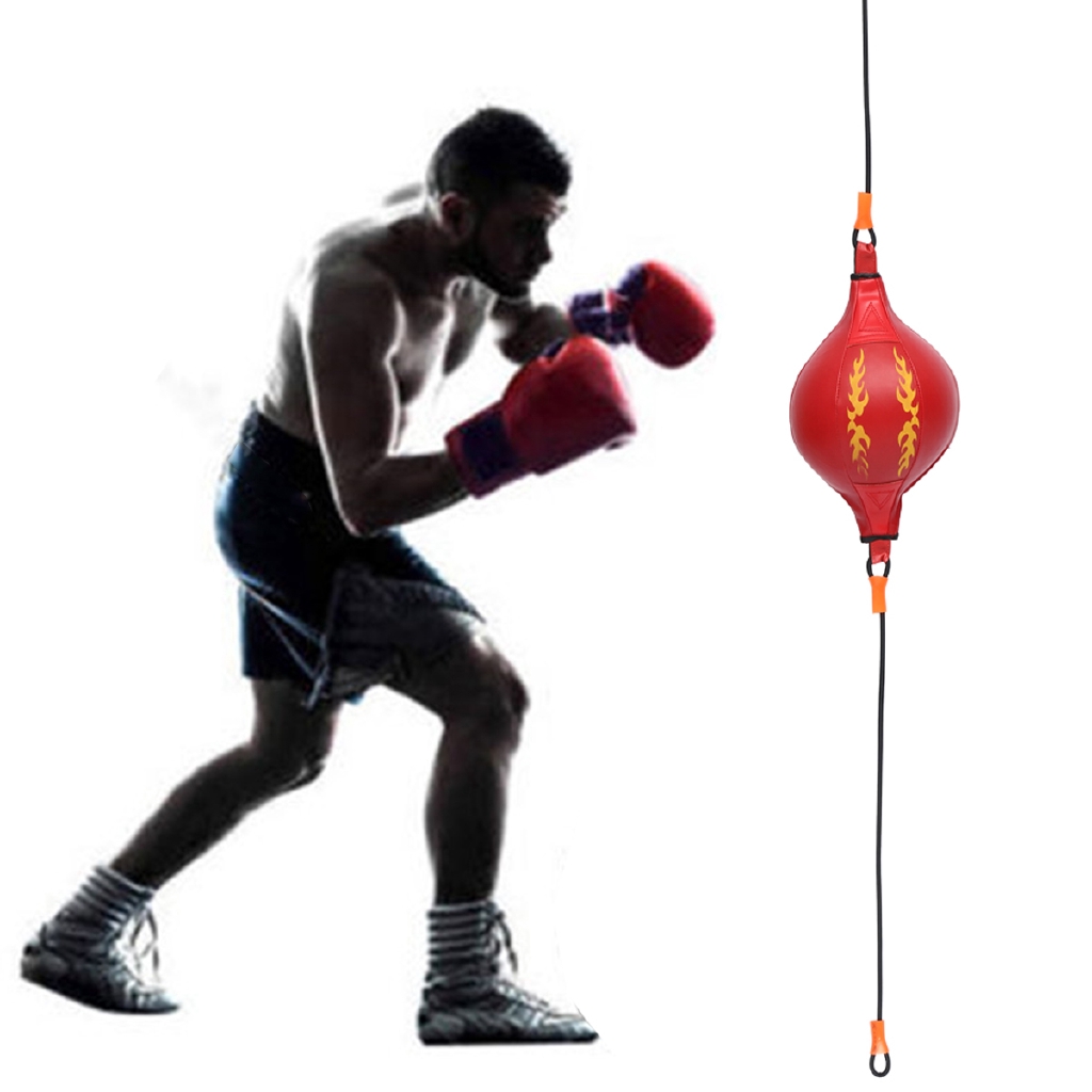 Zo Double End Speed Ball Boxing Floor To Ceiling Punch Training Bag Gym