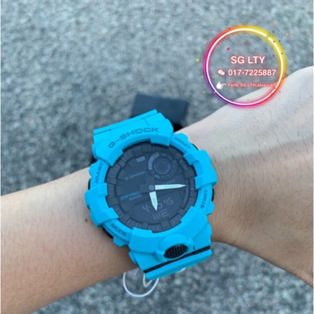 g shock gba 800 blue