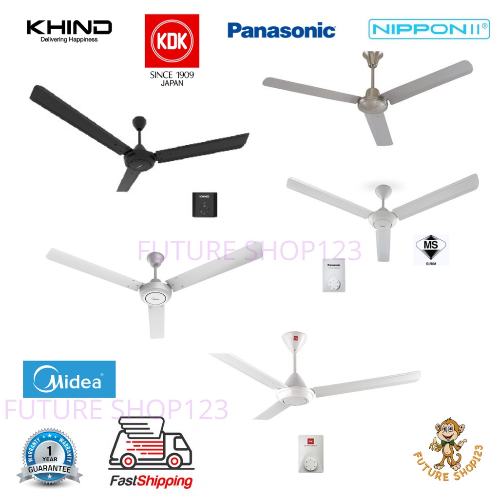 Multi Brand Ceiling Fan 60’’ inch Kipas Siling 60'' Kipas Siling Murah