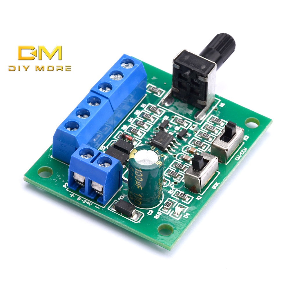 DIYMORE DC 8-24V Brushless DC Motor Governor with Drive Brushless Motor ...