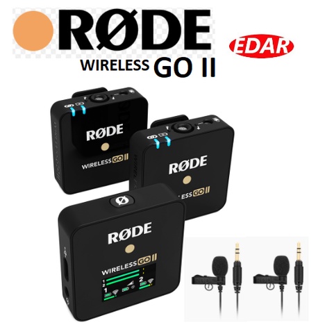 Rode Wireless GO II Dual Channel Wireless Microphone System/Recorder 2. ...