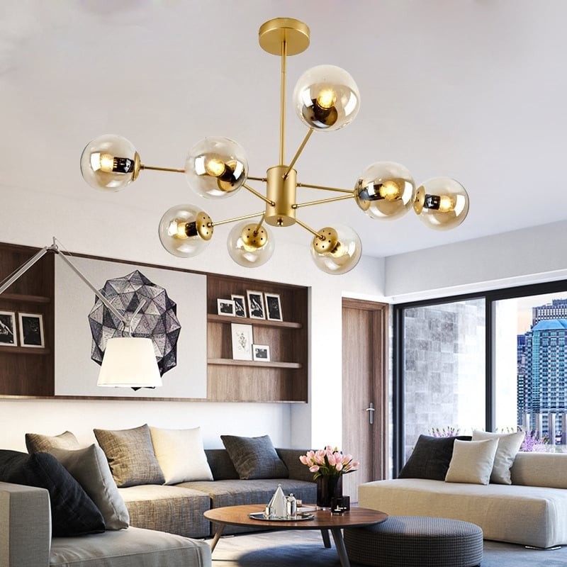 Modern European Nordic Chandelier Home Decor Ceiling Light Dining Pendant Hanging Lamps for Living Room, Dining Room