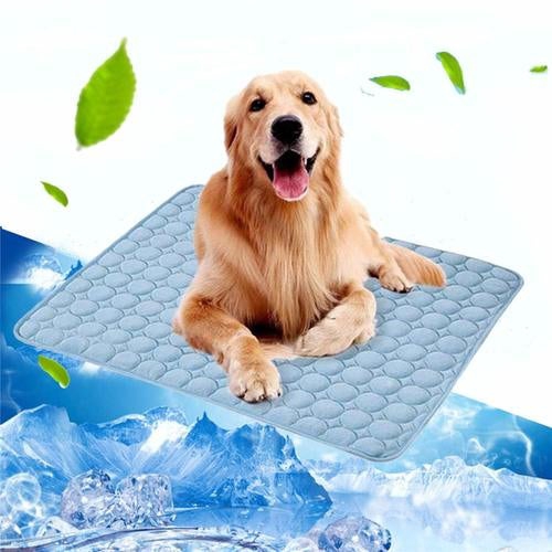 Pet Dog Self Cooling Mat Pad Ice Silk Mat Pet Cooling Non