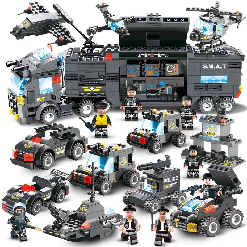 lego police truck