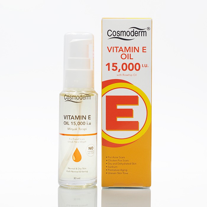 Cosmoderm Vitamin E Oil 15,000 I.U. 30ml | Shopee Malaysia
