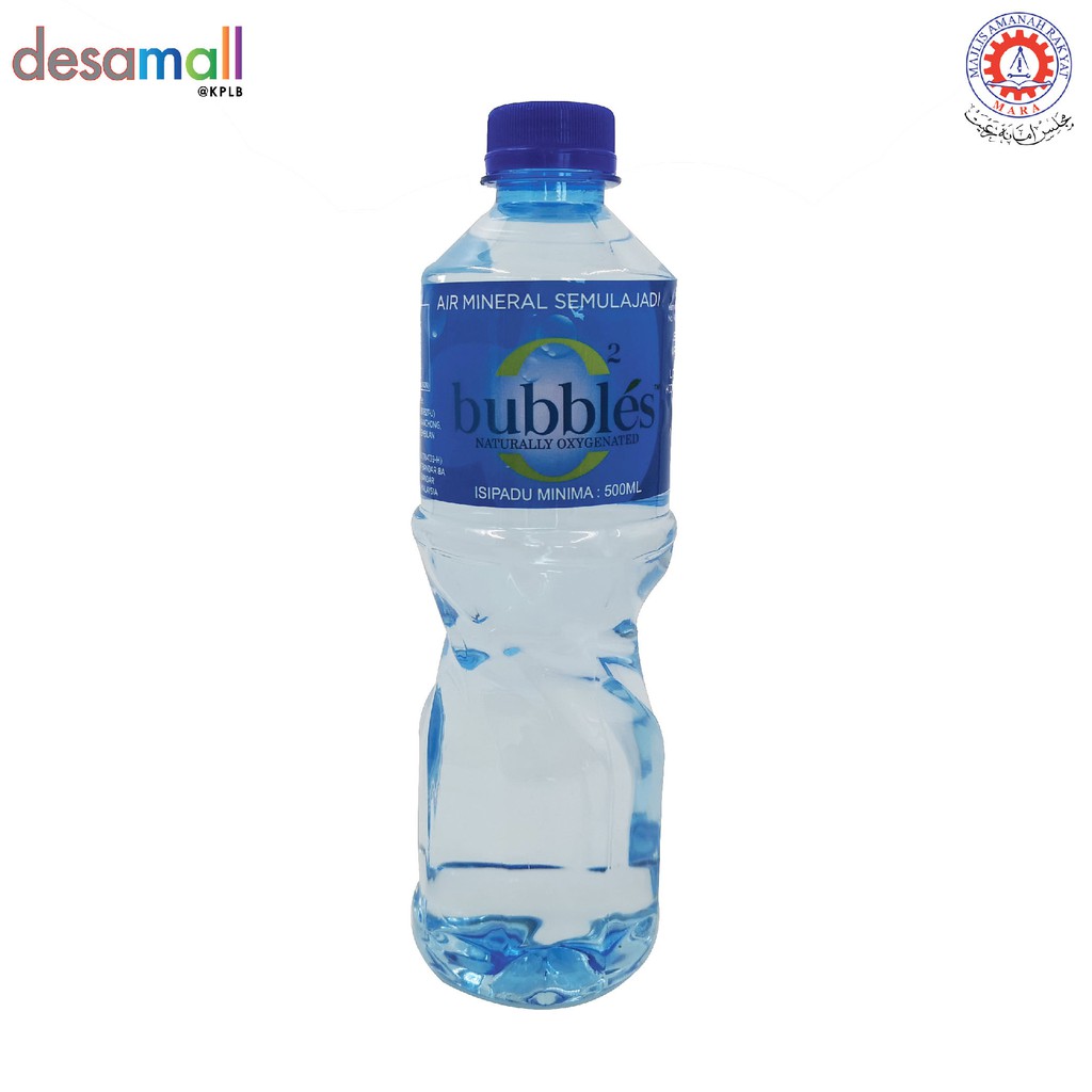 Bubbles O2 Air  Mineral  Semula Jadi 500ml Shopee Malaysia 