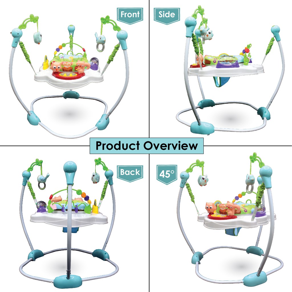 baby bouncer with lights and sound