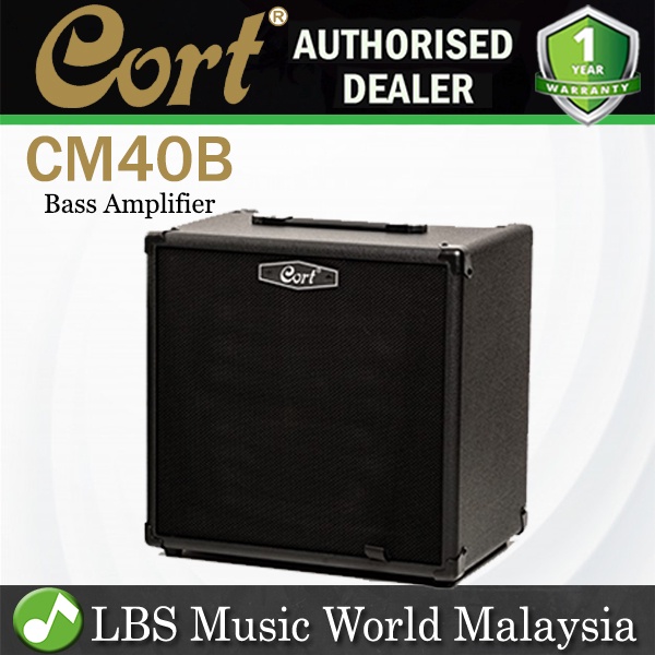 Cort CM40B 40 Watt Electric Bass Guitar Amp Combo Speaker Amplifier