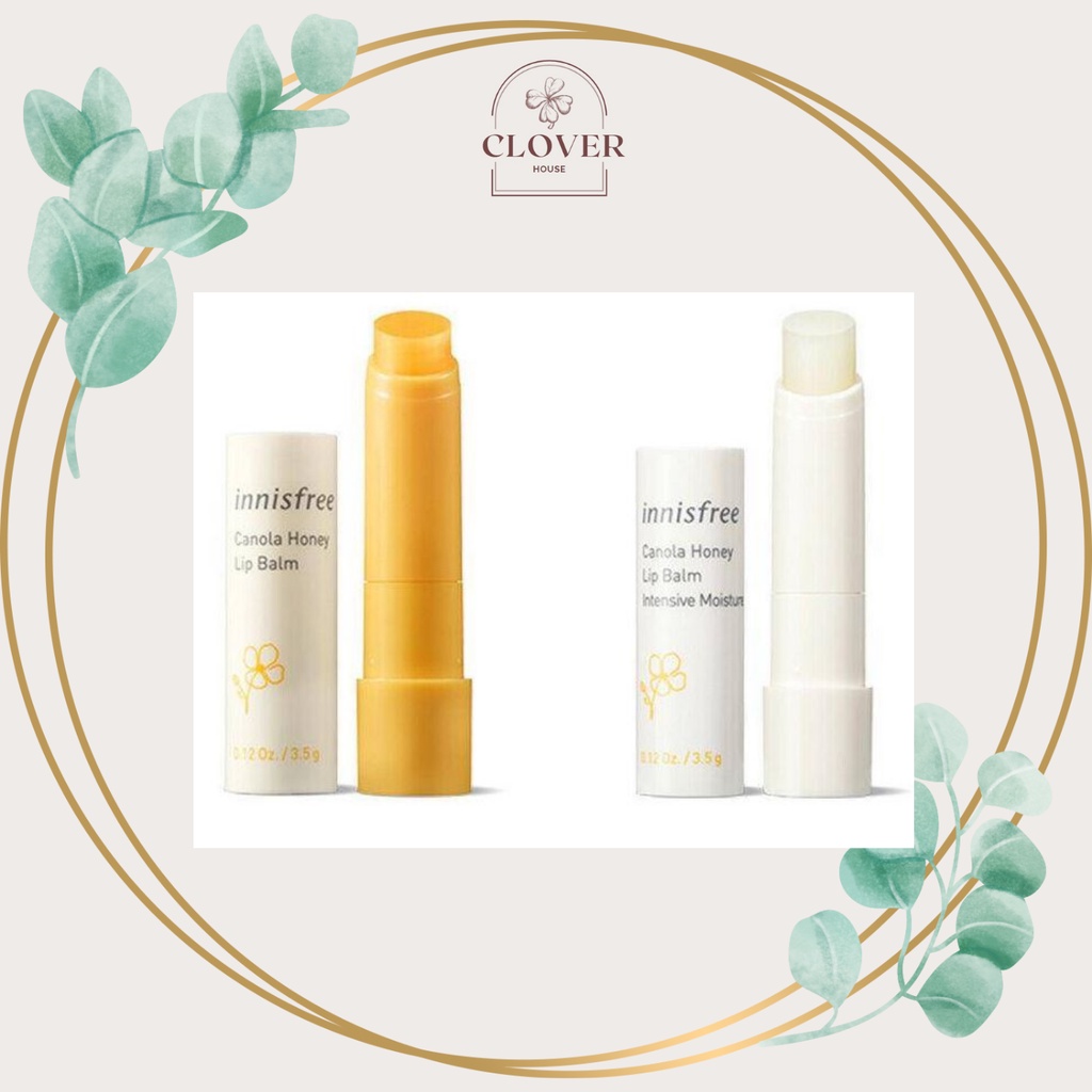 [100ORIGINAL]INNISFREE CANOLA HONEY LIP BALM & DEEP INTENSIVE MOISTURE