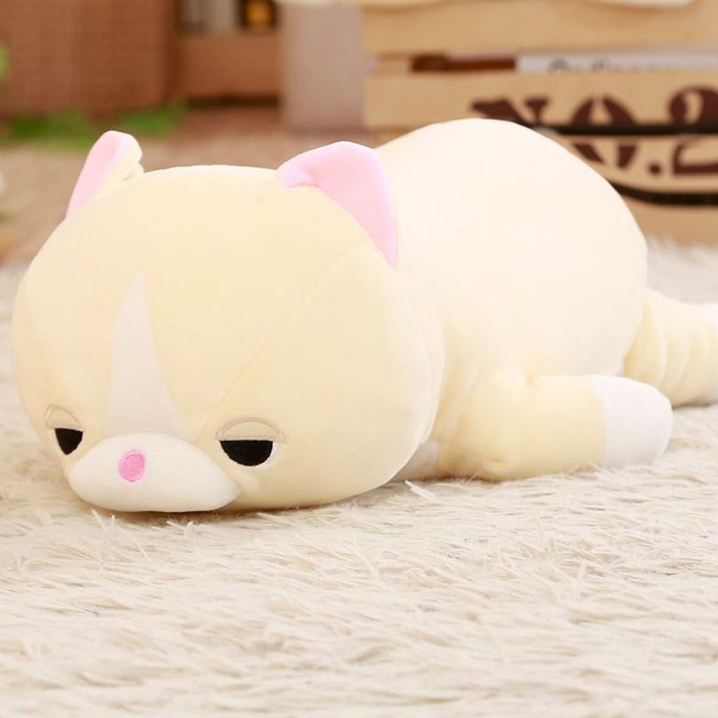 cat plush pillow