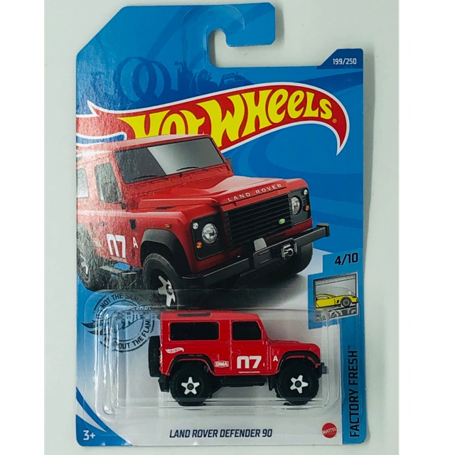 2020 Hot Wheels LAND ROVER DEFENDER 90 Red factory fresh 199/250. 