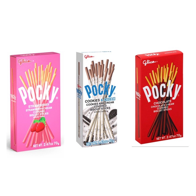 Pocky Sticks 40g (Chocolate/Strawberry/Cookie & Cream) | Shopee Malaysia