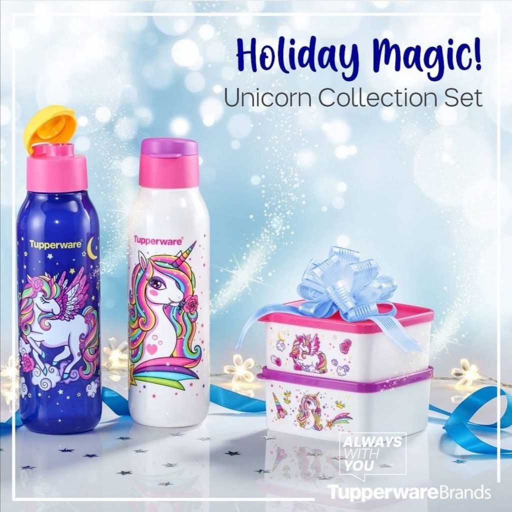 Tupperware Unicorn Collection Set