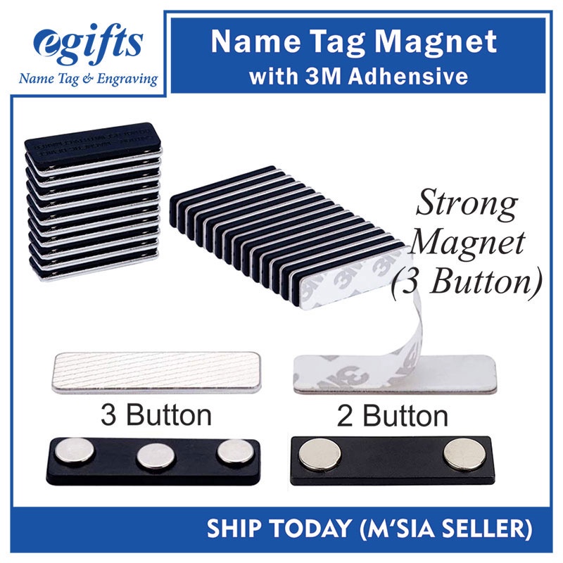 magnetic name tags for clothes