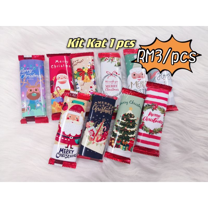 [Ready Stock] 1pcs Kit Kat (Christmas Design)