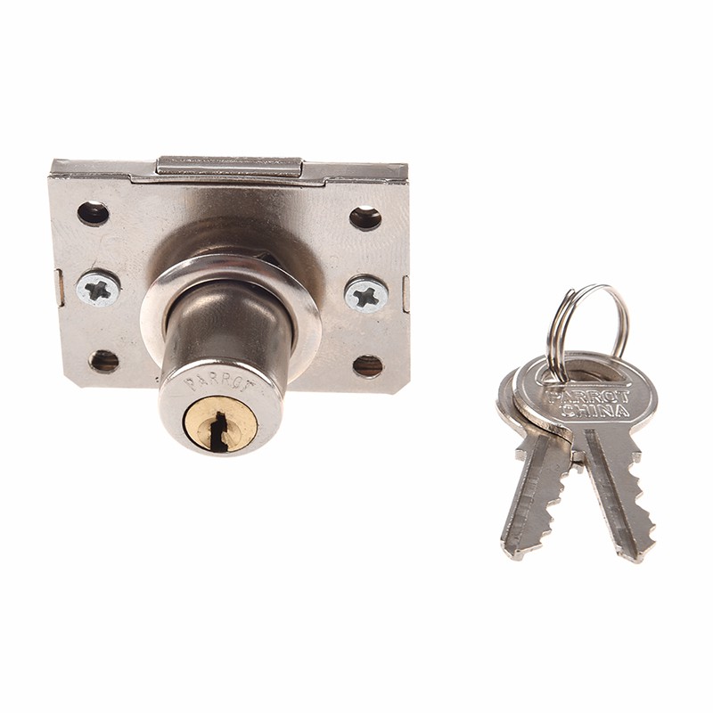 Parrot 0 63 Inch Cabinet Cylinder Drawer Lock With 2 Keys