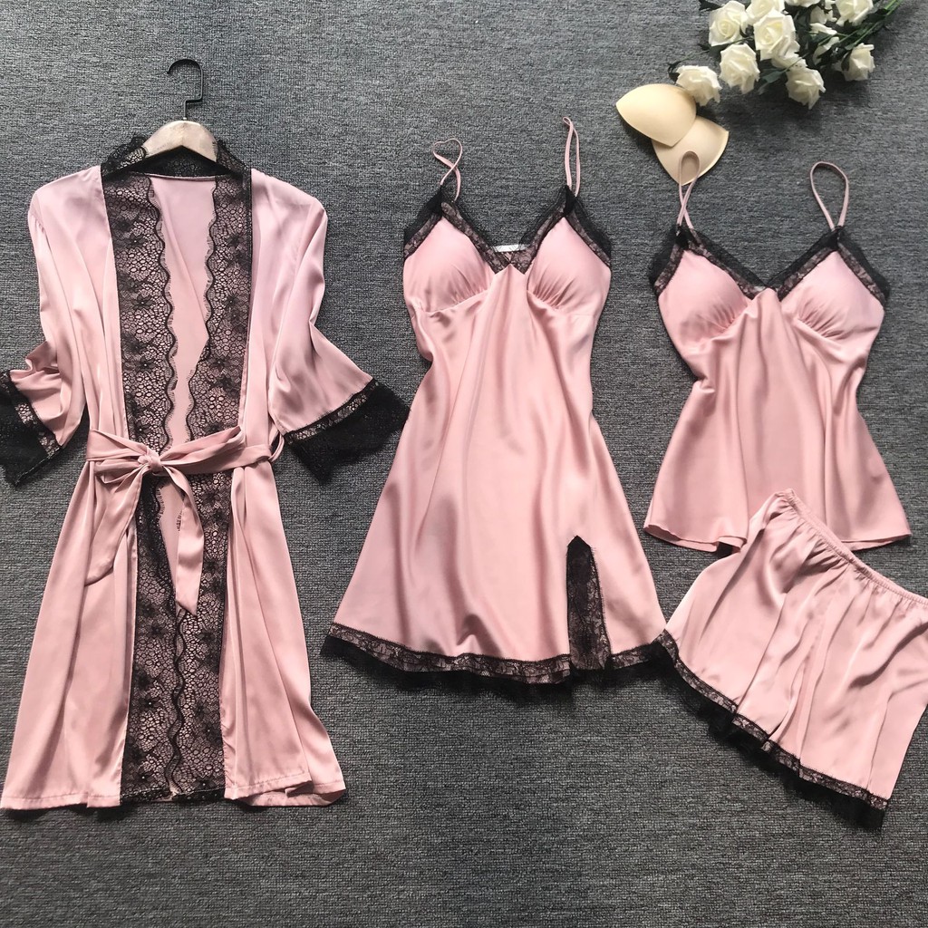 lace and silk nightwear