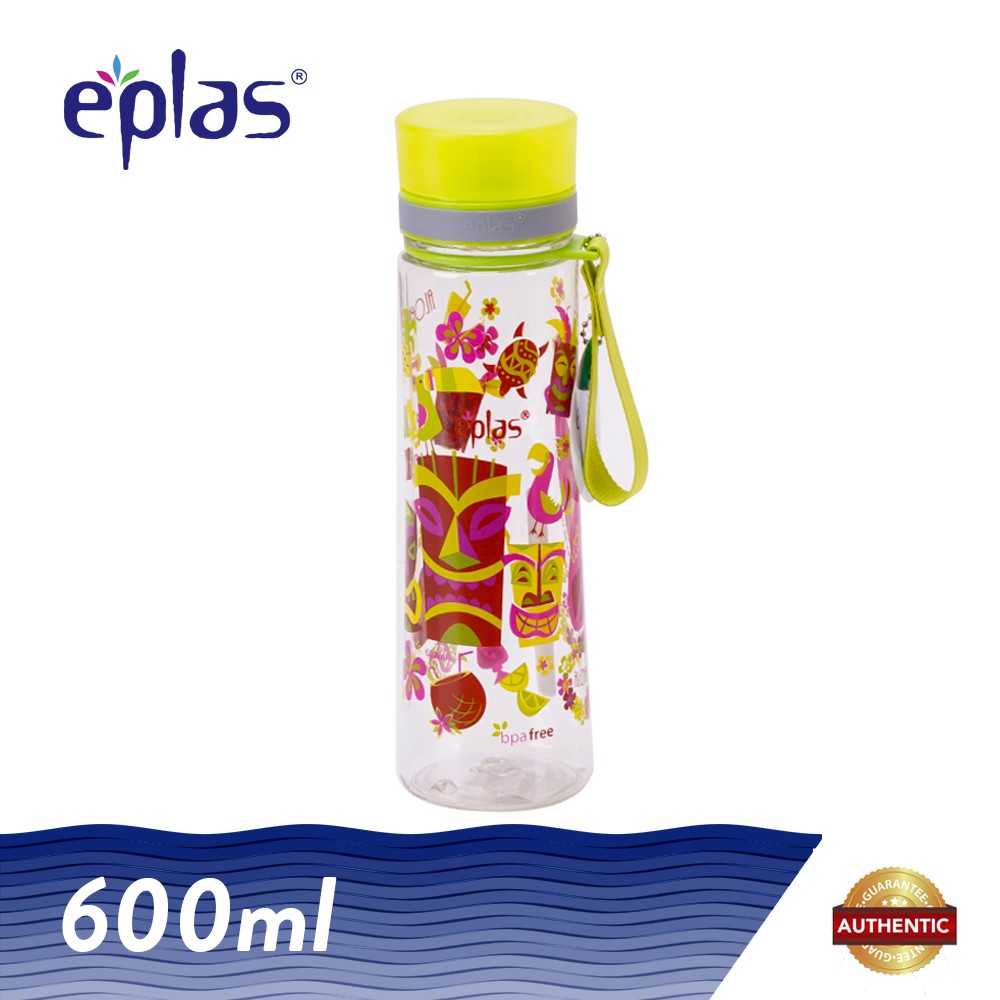 eplas IDEA Bulb BPA Free Water Bottle (600ml)