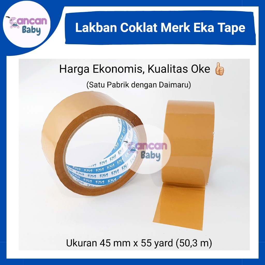 Opp Duct Tape Clear Brown Eka Tape 45mm x 55y Daimaru Tape Insulation ...