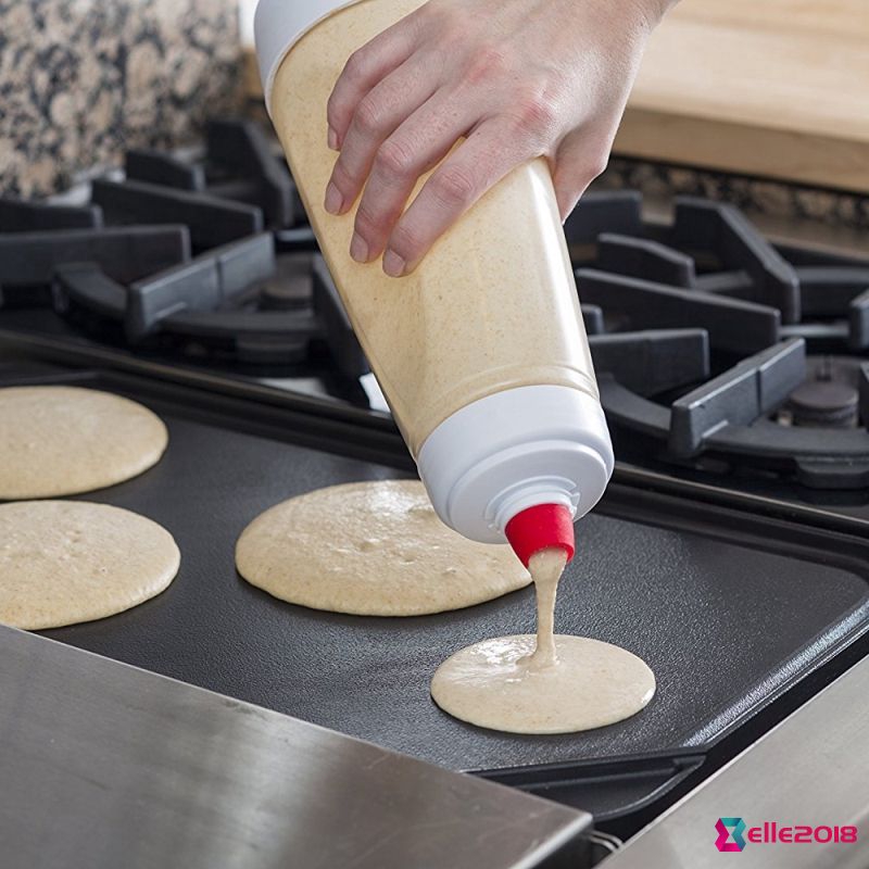 ♫♫ Hand Batter Dispenser Batter Mixer Bottle Cupcake Pancake Crepe Batter  Dispenser ♫♫ | Shopee Malaysia