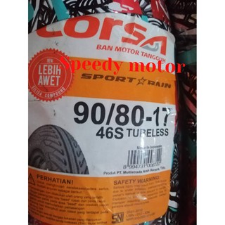 2021 20 Year Corsa Sport Rain 70 90 17 80 90 17 90 80 17 100 80 17 110 70 17 130 70 17 Tayar Tubeless Tyre Shopee Malaysia