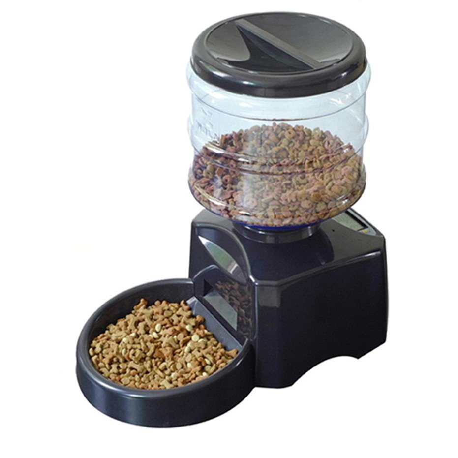 Automatic Pet Feeder With Timer 5 5l Voice Recorder Shopee