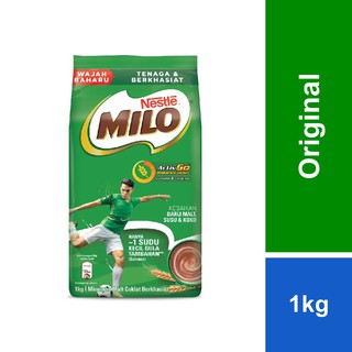 Image of Nestle Milo Activ-Go Chocolate Malt Powder Softpack 1kg