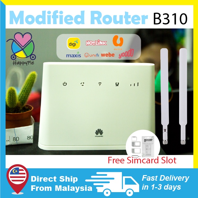 New Modem Wifi Modified Unlimited Hotspot 4g Huawei B310 Bypass Data Unlimited Ready Stock 3103