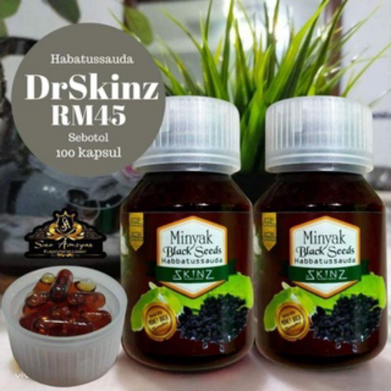 ❤️HABBATUSSAUDA DR SKINZ❤️ Kapsul/Makanan Sunnah/Makanan Kesihatan